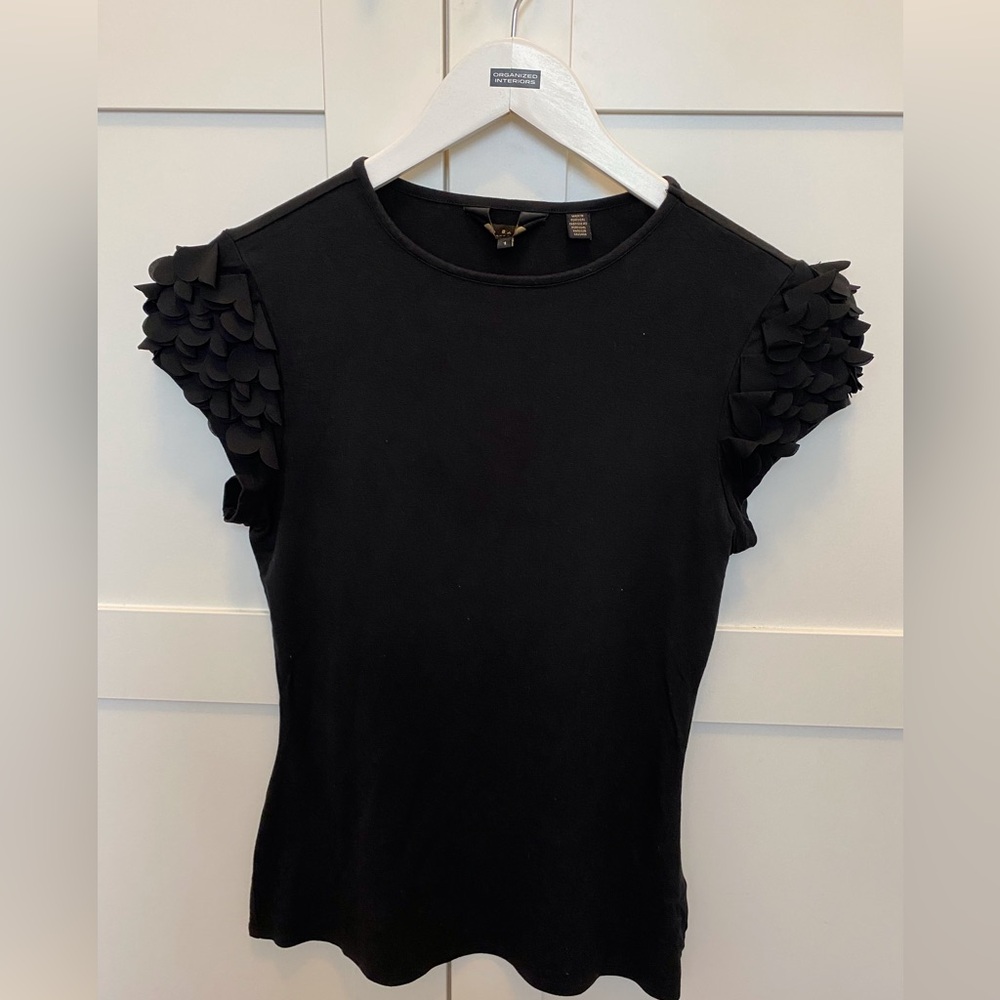 Ted Baker Ruffle Sleeve Tshirt Size 1